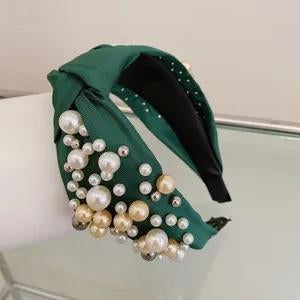 Knot Pearl Embellished headband