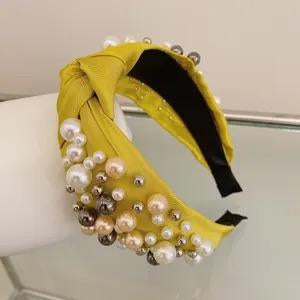 Knot Pearl Embellished headband