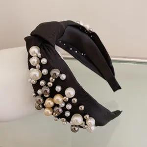 Knot Pearl Embellished headband