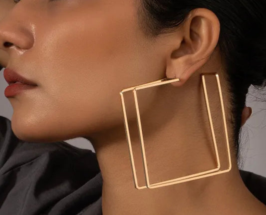 Geo-Centric Bangle Earrings