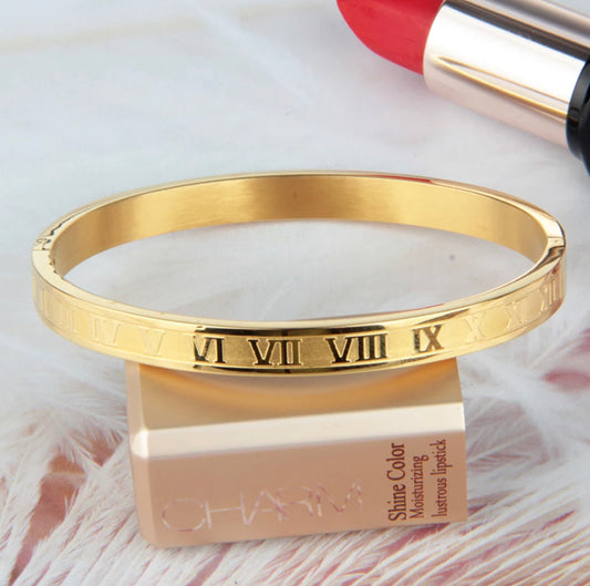 Roman Numeral Bangle