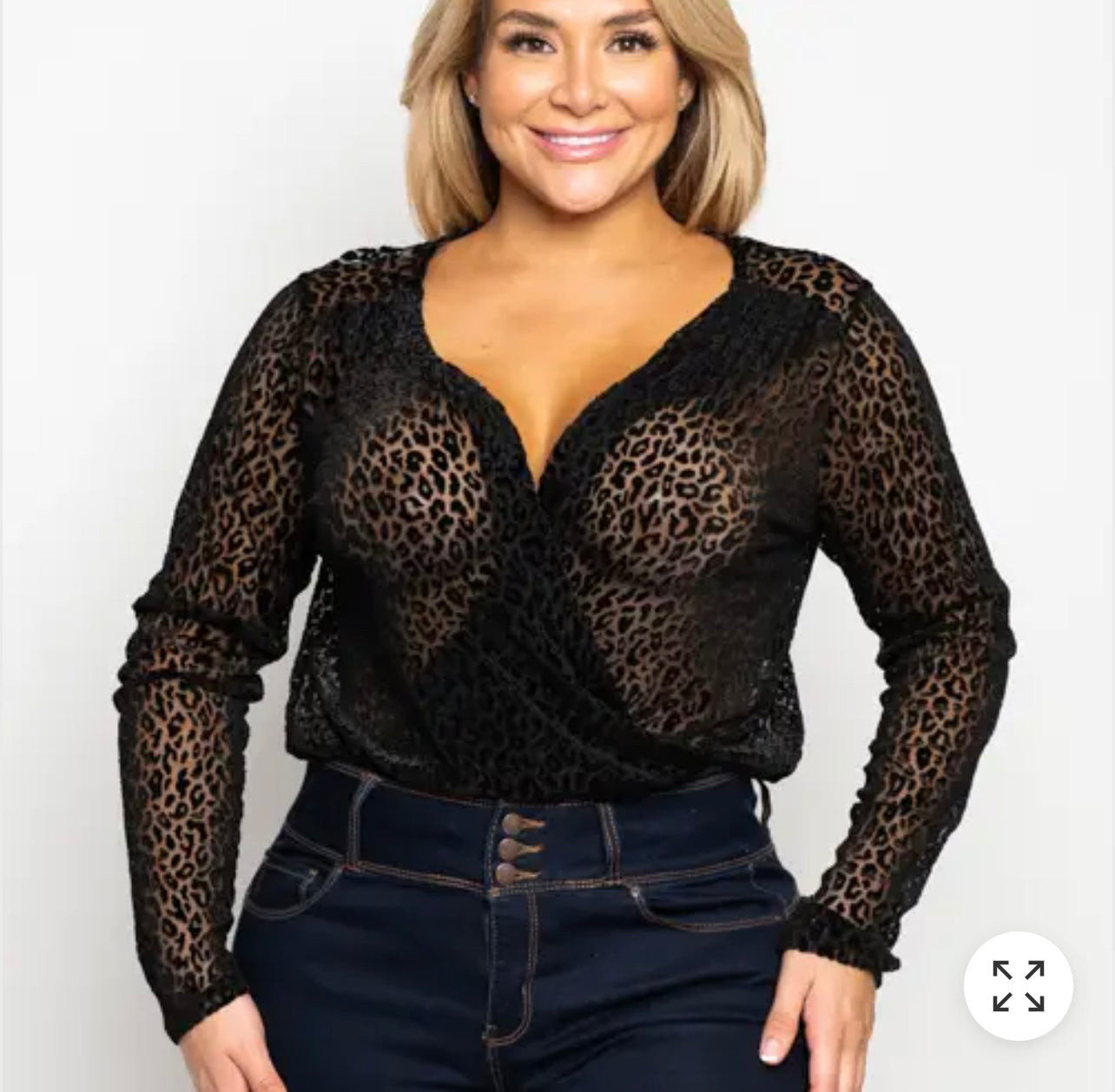 Leopard Mesh Bodysuit