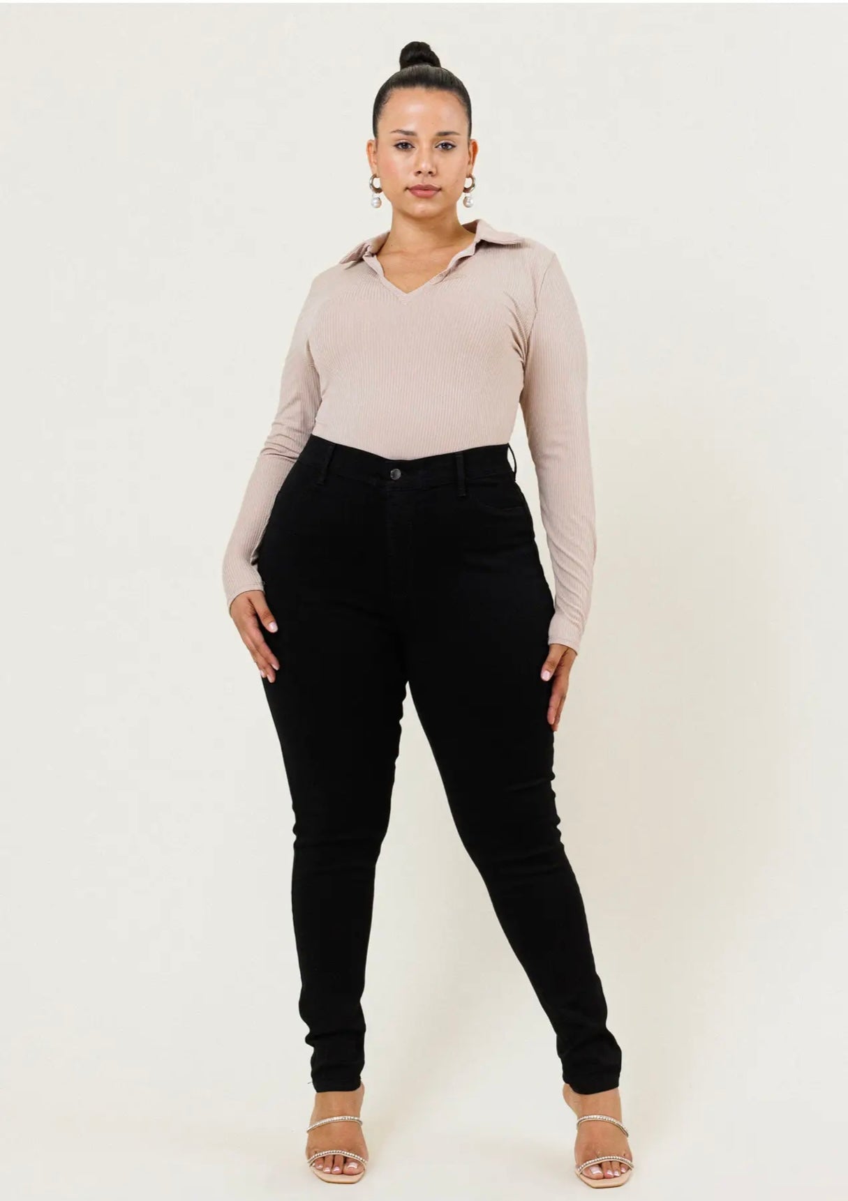 “Cozy” Stretch Skinny Jeans