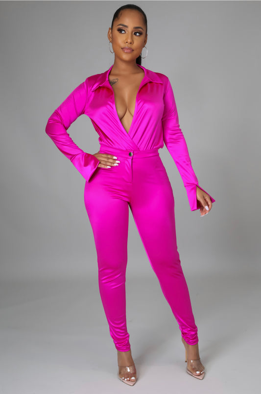 “Miami Nights” Bodysuit & Pants Set