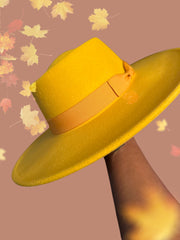 “Matilda” Wide Brim Box Hat